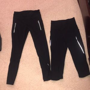 Crop legging and lululemon leggings